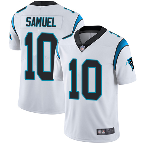 Carolina Panthers Limited White Youth Curtis Samuel Road Jersey NFL Football 10 Vapor Untouchable
